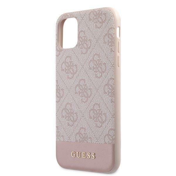 Guess GUHCN61G4GLPI iPhone 11 / Xr 6,1" różowy/pink hard case